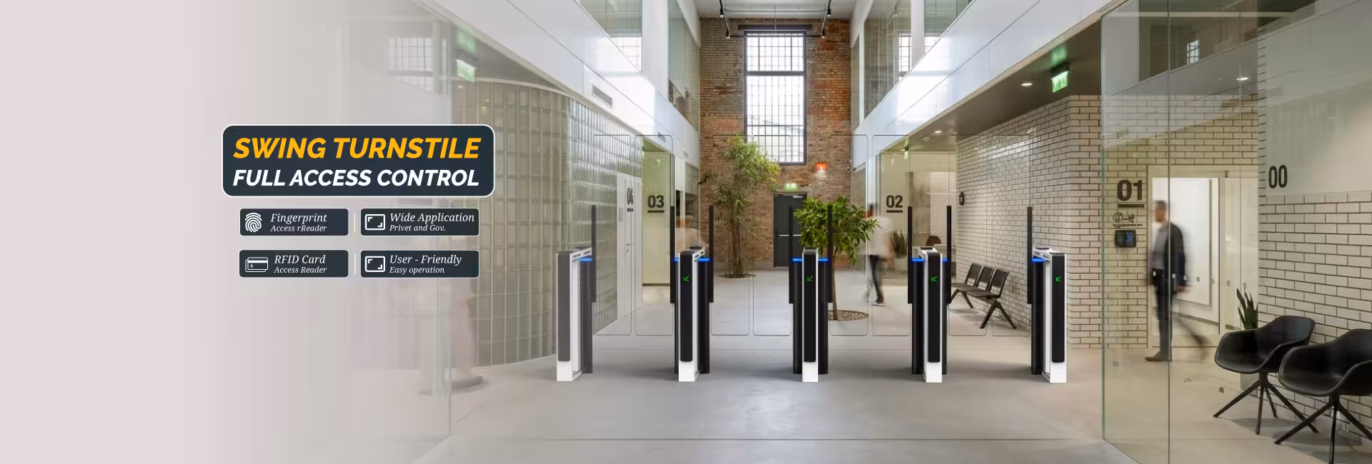 Swing Barrier Turnstile