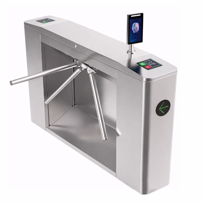 Varito School Access Control – RFID Vertical Three Arm Tripod Turnstile Gate