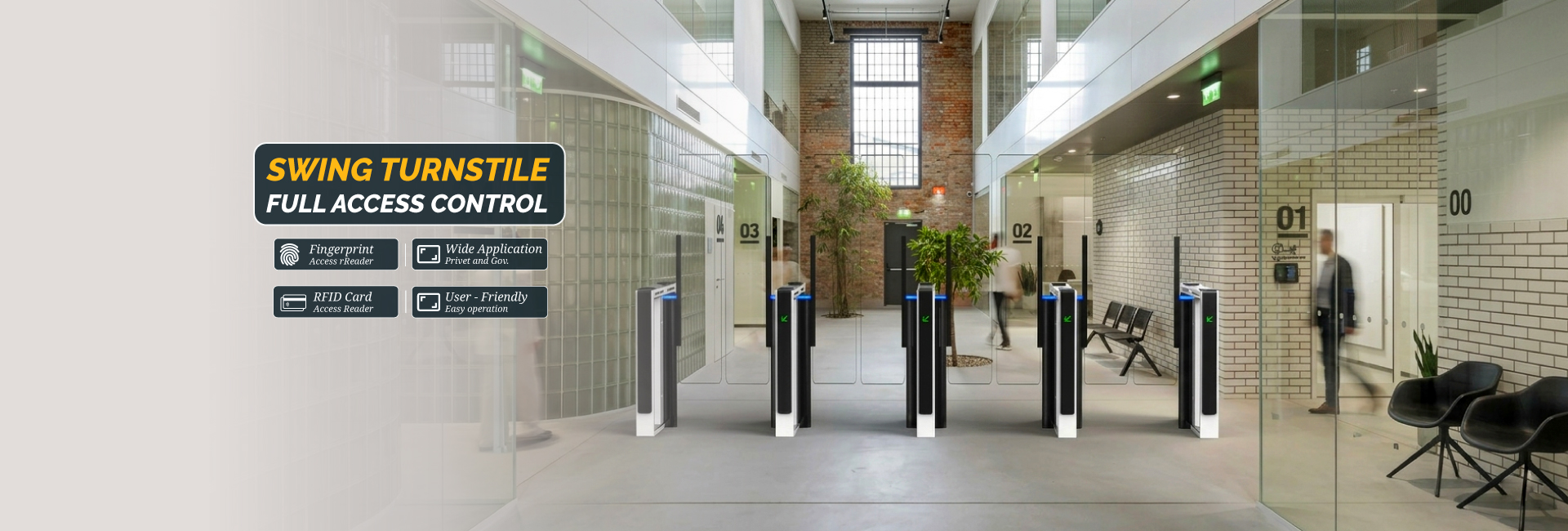 Swing Barrier Turnstile