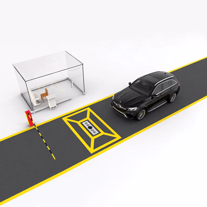 VARITO VT-UVSS-Pro fixed under vehicle surveillance system for vehicle underside security inspection
