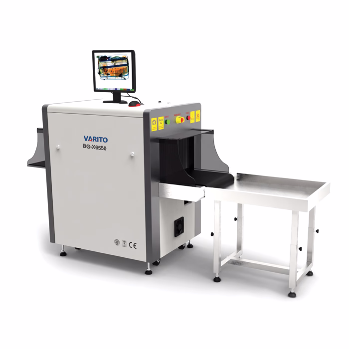 VARITO BG-X6550 X-ray baggage scanner for compact luggage and parcel security screening