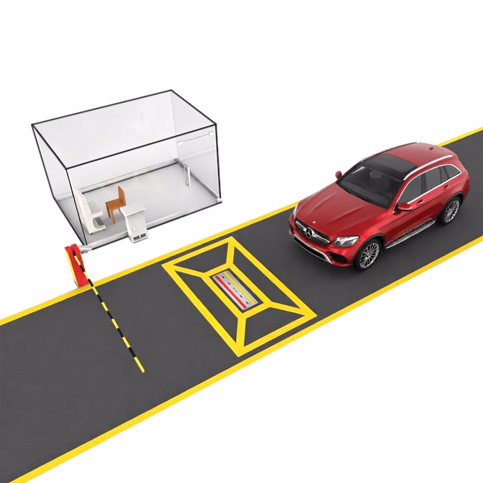 VARITO V4301-2PRO fixed under vehicle scanning system for vehicle inspection and security screening