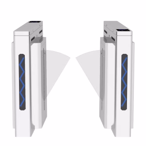 VARITO VT-B9F flap barrier gate for access control and pedestrian security management