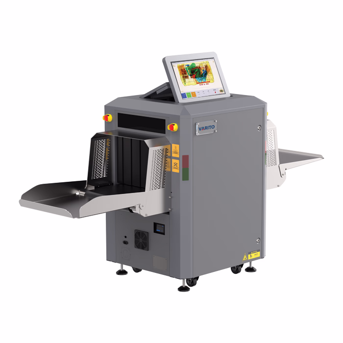 VARITO XR3D-6550C X-Ray Baggage Scanner 140kV security screening system for airport and checkpoint luggage inspection.