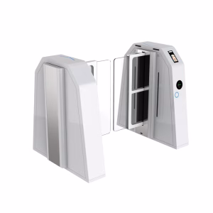 VARITO VT-P663 Glass Turnstile Sliding Gate with automatic sliding glass barriers for secure pedestrian access control