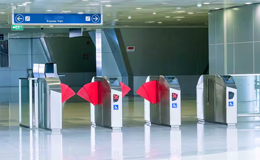 Airport and Metro Station Turnstile