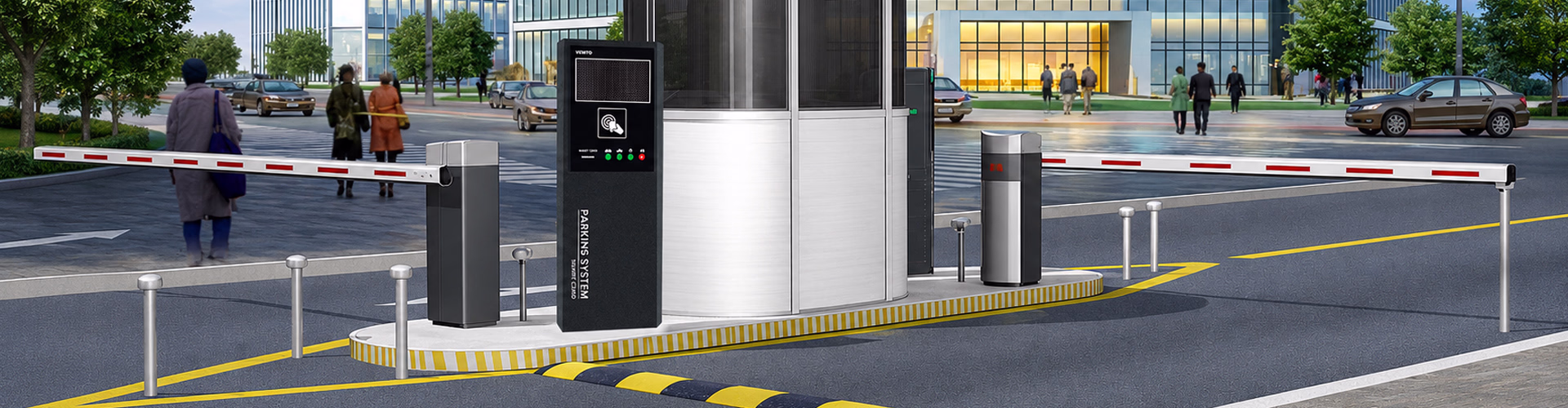 Parking Ticket Dispenser Machine Banner
